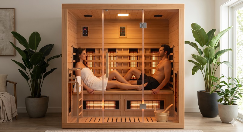 Peak Saunas 2-person full-spectrum infrared sauna