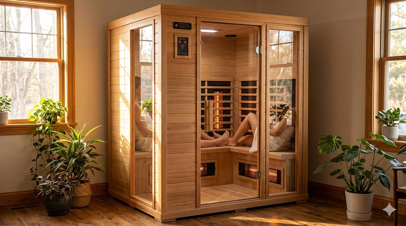 Sun Home Equinox 2 two-person infrared sauna
