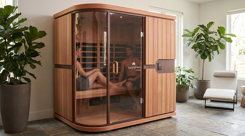 Sunlighten mPulse two-person infrared sauna