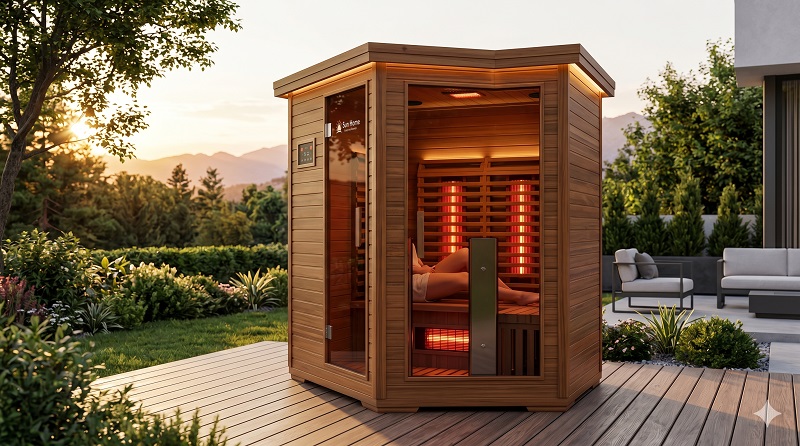 Sun Home Luminar 2 outdoor infrared sauna
