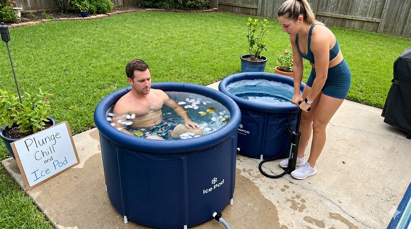 Plunge Chill and Ice Pod ultra-budget portable cold plunge