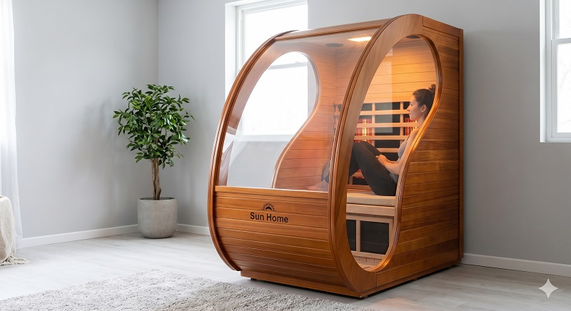 Sun Home Pod 1-person indoor infrared sauna