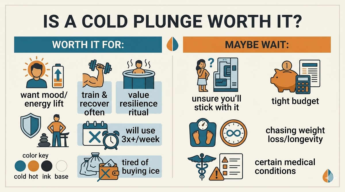 Who a cold plunge is worth it for versus who should wait